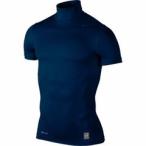 ナイキ NIKE 野球 プロ コンバット コアタートル3 S/S SHA DO タートルネック 半袖 アンダーシャツ 502937 マリン 437