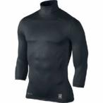 ナイキ NIKE 野球 プロ コアタートル 3 3/4 SHA/DO タートルネック 七分袖 アンダーシャツ 502940 ブラック 010