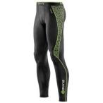 デサント SKINS（スキンズ） J60088001D A200 メンズ ロングタイツ ブラック／アップルグリーン ブラック×アップルグリーン S