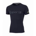 SKINS スキンズ SOFT Compression Wear メンズ スキンフィットシャツ SAS2716X カラー ブラック×グレー サイズ XO