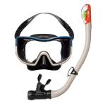 AQA маска &amp; snorkel 2 позиций комплект Mebius свет &amp;sa Mead lai специальный KZ9074N 0125 Vintage темно-синий × Sand серый 