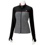エレッセ ellesse プリントアクアシャツ レディース 水着 ES14056 ブラック K