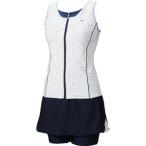 エレッセ ellesse スカート付きプリントセパレーツ レディース 水着 ES54268 ホワイト W