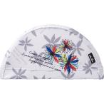 エレッセ ellesse スイムキャップ カラフルフラワー ES94754 ライトグレイ LG
