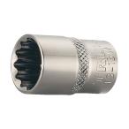 トラスコ中山 TRUSCO 【売切廃番】ソケット 12角タイプ 差込角9.5 対辺11mm T3-11W 1個 301-3219（直送品）