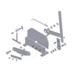 トラスコ中山 TRUSCO 板金用切断機レバーシャPー4用部品 NO.21ねじ P4021 1個 450-7797（直送品）