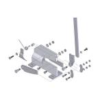 トラスコ中山 TRUSCO 板金用切断機レバーシャPー2用部品 NO.26六角ナット P2026 1個 488-7182（直送品）