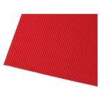 銀鳥産業 カラーダンボール 赤90cm×3m 719-080 1枚（直送品）
