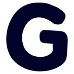 パイオニア 文字シールワッペン 英字 紺 「G」 E85-85007 1セット(3袋)（直送品）