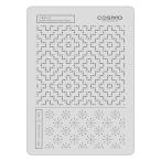  Cosmo (COSMO) Sashiko Tenplate один глаз ..... шаблон 2 -слойный хурма. цветок / цветок ..( большой ) CS412410 1 листов входит ( прямая поставка товар )