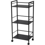 YAMAZEN перфорирование Wagon тумбочка на колесах файл Wagon 3 уровень с роликами . черный LSDT-3(BK) 1 шт. ( прямая поставка товар )