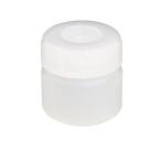 コクゴ PE広口瓶 白 30ml 101-5840102 1セット(100個:1個×100本)（直送品）