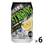 チューハイ 酎ハイ サワー 直球勝負ストロング グレープフルーツ 350ml 缶 6本