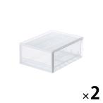  Muji Ryohin поли Pro pi Len кейс для хранения маленький примерно ширина 34× глубина 44.5× высота 18cm 2 шт хорошая вещь план ( Itioshi )