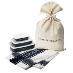 DEAN ＆ DELUCA　ホーローコンテナー＆ティータオルギフトセット 1セッ
