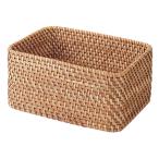  Muji Ryohin накладывается ротанг прямоугольный box маленький (V) примерно ширина 26× глубина 18× высота 12cm хорошая вещь план 