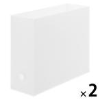  Muji Ryohin место хранения поли Pro pi Len файл box стандартный модель A4 для примерно ширина 10× глубина 32× высота 24cm прозрачный 2 шт хорошая вещь план 