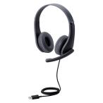 [ outlet ] headset ... для обе уголок USB подключение поворотный Mike arm черный HS-KD01UBK 1 шт Elecom 