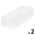  Muji Ryohin воспроизведение поли Pro pi Len ввод ящик для косметики 1|4 длина примерный 75×220×45mm 1 комплект (1 шт ×2) хорошая вещь план 