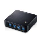  Elecom USB переключатель /USB3.0/PC сторона 4 порт / подключение оборудование 4 порт / под рукой переключатель / черный U3SW-T4 1 шт 
