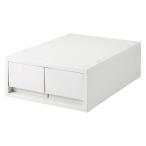  Muji Ryohin воспроизведение поли Pro pi Len ввод мелкие вещи кейс для хранения средний вытаскивание 2 шт белый серый примерно ширина 26× глубина 37× высота 12cm хорошая вещь план 
