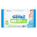 a...Genki! влажные салфетки толстый 1 упаковка (100 листов входит ) Iris o-yama