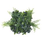 【並行輸入品】山善 YAMAZEN リーフラティス 25×25cm フェイクグリーン ファーン 連結可能 LDーA2525F 1個