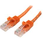 Startech.com 0.5m カテゴリー5e LANケーブル オレンジ 45PAT50CMOR 1個