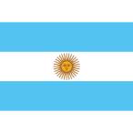 [ outlet ] Tokyo производства флаг Argentina национальный флаг ( настольный флаг 16×24cm) 406108 1 листов 