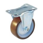【アウトレット】トラスコ中山 キャスター TYGシリーズ 固定 ウレタン車 38mm TYGUK-38 1個 856-4142