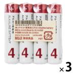  Muji Ryohin одиночный 4 щелочные батарейки MJ-AAASA1 1 комплект (1 шт (4 шт. входит )×3) хорошая вещь план 