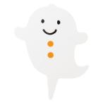 ヘッズ ハロウィンケーキピック/おばけー2(100枚) HW-PC2 1パック(100個)