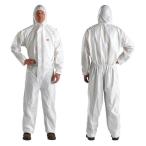 【防護服】 スリーエム ジャパン 3M 化学防護服 4510 Mサイズ ホワイト 1着