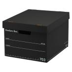 フェローズ バンカーズボックス フタ付き A4サイズ 703Sボックス ブラック 黒 FE-100143113 1セット(1枚入)