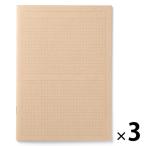  Muji Ryohin Note 2 koma A5*32 листов 1 комплект (1 шт. ×3) хорошая вещь план 