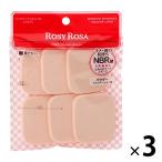  low ji- Rosa губка N квадратное L 6P ( макияж губка * пуховка ) Chantez .×3 шт 