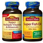  nature meido super мульти- витамин & минерал (120 день минут )+ super рыба масло DHA*EPA(90 день минут ) большой . производства лекарство 