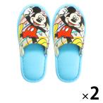[ outlet ] тапочки Mickey Mouse ребенок вне .. примерно 16~18cm 2 пар комплект Nippon тапочки салон обувь часть магазин надеть обувь 