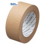 【ガムテープ】 現場のチカラ 油性インクで文字が書けるクラフトテープ 茶 幅45mm×長さ50m アスクル 1箱（50巻入）  オリジナル