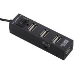  ом электро- машина USB ступица 4 порт переключатель есть черный PC-SH4PP1-K 1 шт 