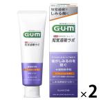 GUM（ガム）知覚過敏ラボ デンタルペースト リフレッシュシトラス 歯磨き粉 90g 1セット（2本） サンスター