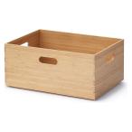  Muji Ryohin накладывается бамбук материал прямоугольный box средний примерно ширина 37× глубина 26× высота 16.5cm хорошая вещь план 