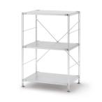 無印良品 ステンレスユニットシェルフ ステンレス棚セット 小 幅58×奥行41×高さ83cm 良品計画