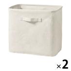  Muji Ryohin полиэстер лен soft box прямоугольный большой примерно ширина 37× глубина 26× высота 34cm 1 комплект (2 шт ) хорошая вещь план 