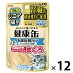 健康缶 シニア猫用 下部尿路ケア 40g 12袋 キャットフード ウェット パウチ