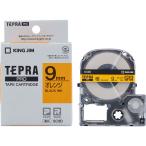  Tepra TEPRA PRO[ оригинальный ] лента стандартный ширина 9mm orange этикетка ( чёрный знак ) SC9D 1 шт King Jim 