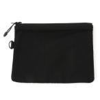  Muji Ryohin полиэстер двойной застежка-молния кейс M чёрный примерно 13.5×19cm хорошая вещь план 