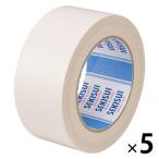 [ клейкая ленты ] цвет ткань лента No.600V 0.22mm толщина ширина 50mm× длина 25m белый Sekisui химическая промышленность 1 комплект (5 шт входить )