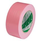 【ガムテープ】 カラー布粘着テープ No.102N 0.30mm厚 ピンク 幅50mm×長さ25m ニチバン 1巻