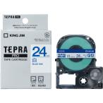  Tepra TEPRA PRO[ оригинальный ] лента стандартный ширина 24mm белый этикетка ( синий знак ) SS24B 1 шт King Jim 